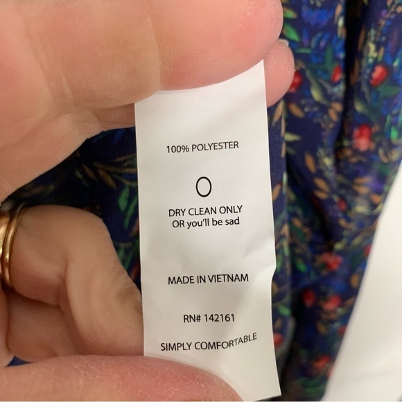 Lularoe Womens Open Front sheer cardigan S/S Floral Fringe small - Picture 3 of 5